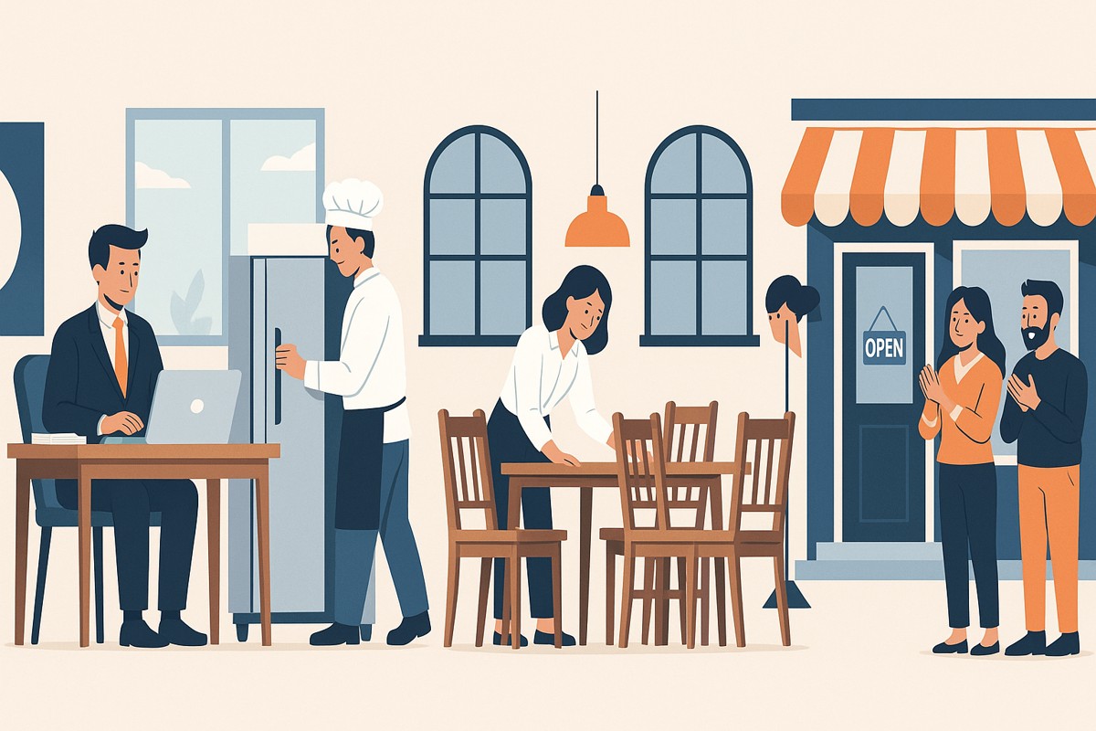 راه انداری رستوران