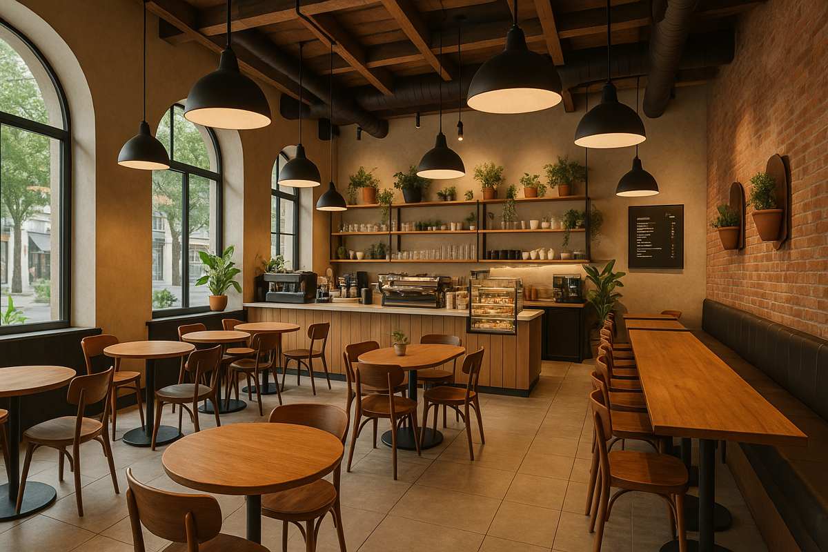 اصول طراحی کافی شاپ