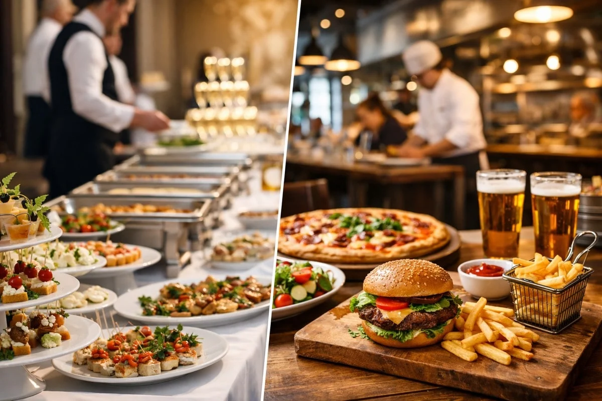 تفاوت کترینگ با رستوران چیست؟