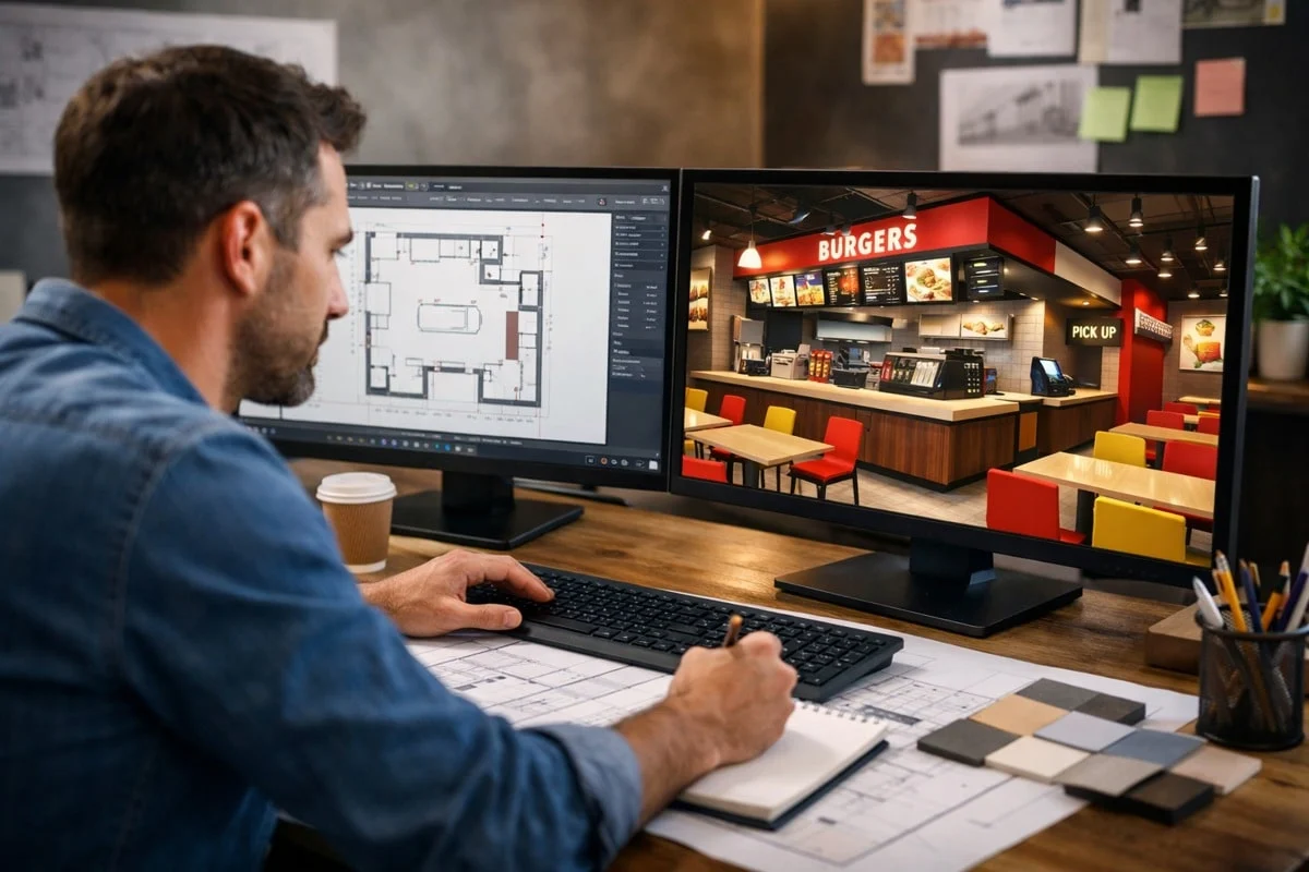 طراح فست فود چه نکاتی را رعایت می کند