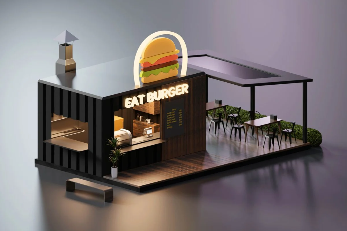 نقش تکنولوژی در کنار طراحی فست فود
