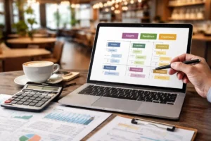 کدینگ حسابداری رستوران