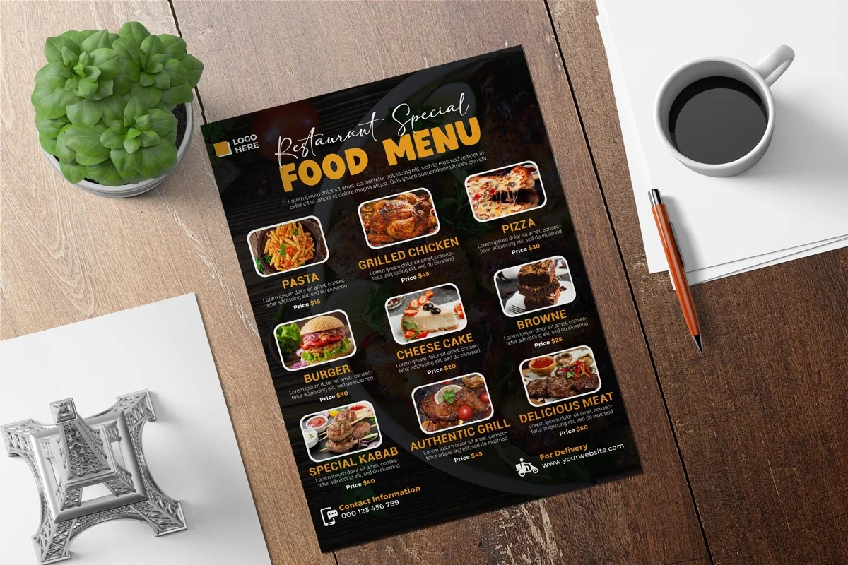 طراحی منوی ساده و تصمیمساز