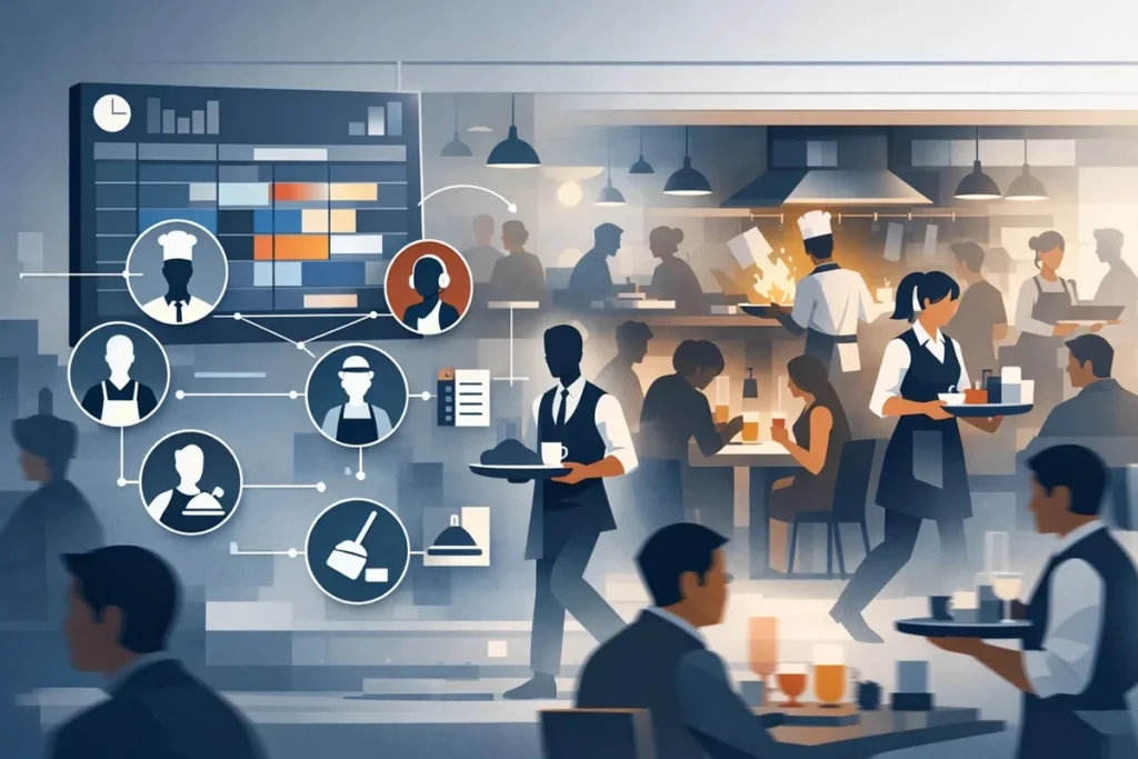 زمان‌بندی شیف ها در کترینگ